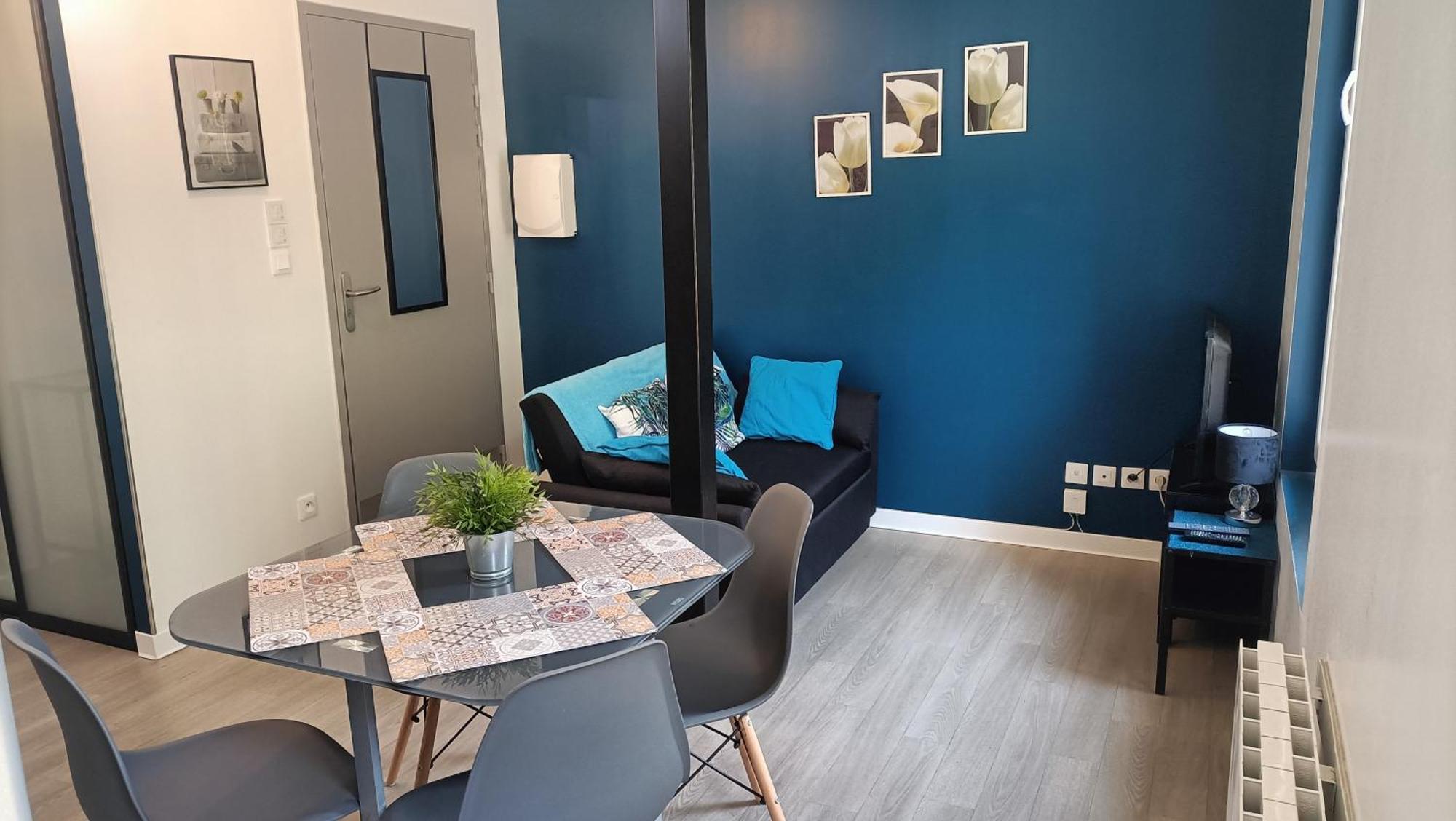 F1 Duplex Bleuet Renove Appartement Lamalou-les-Bains Buitenkant foto