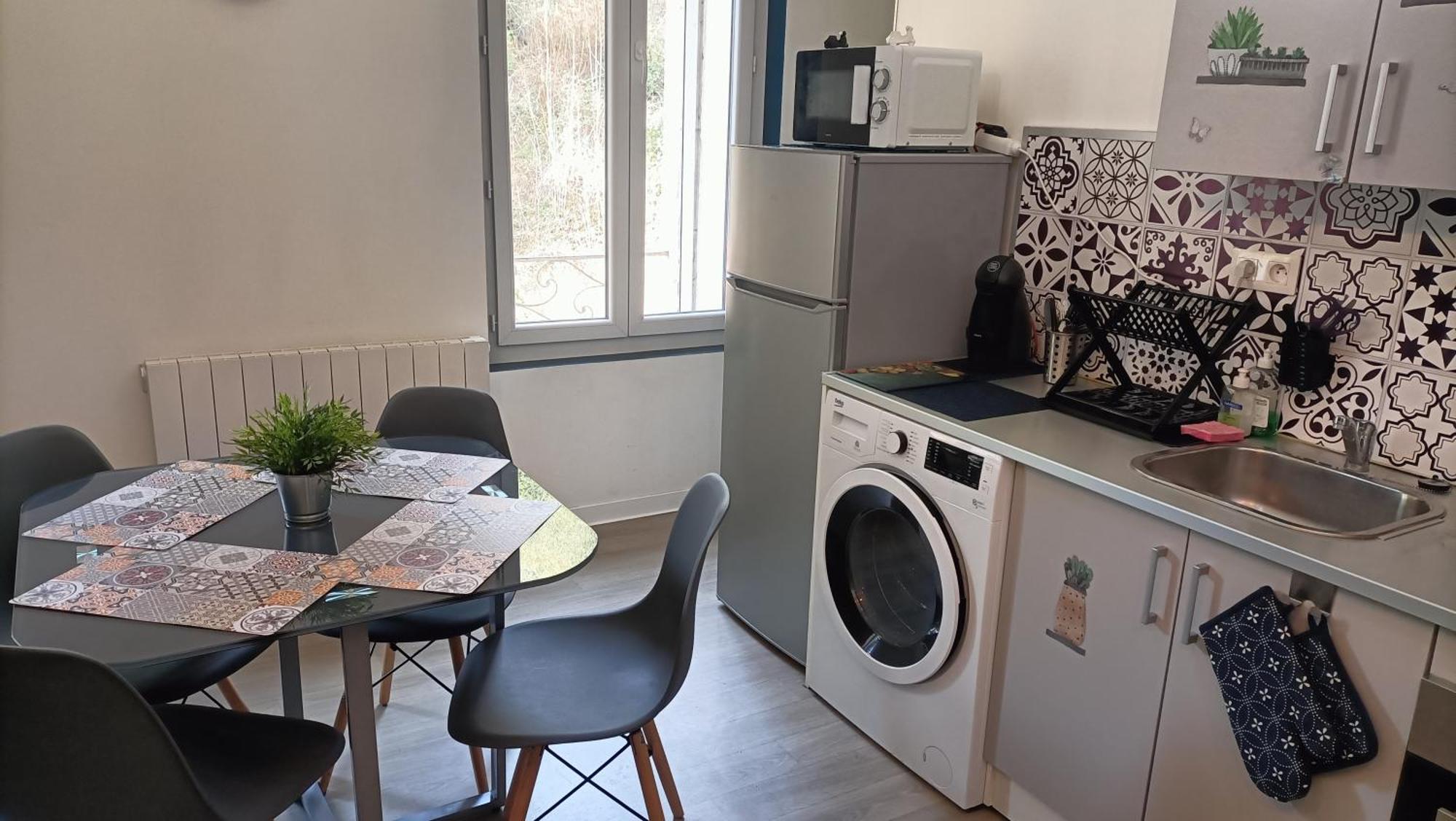 F1 Duplex Bleuet Renove Appartement Lamalou-les-Bains Buitenkant foto